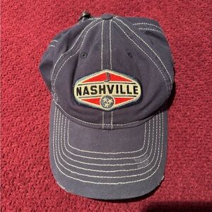Nashville Navy Blue Cap Adjustable Back